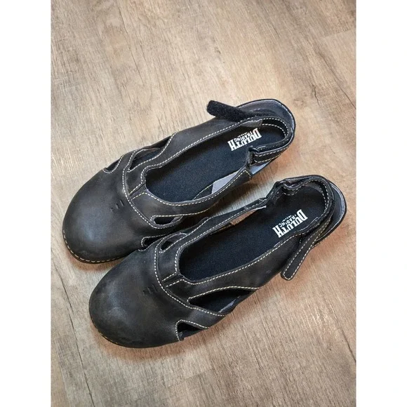 Duluth Trading Company Sandals 9.5 Black New Mary‎ Jane Style - Picture 2 of 9